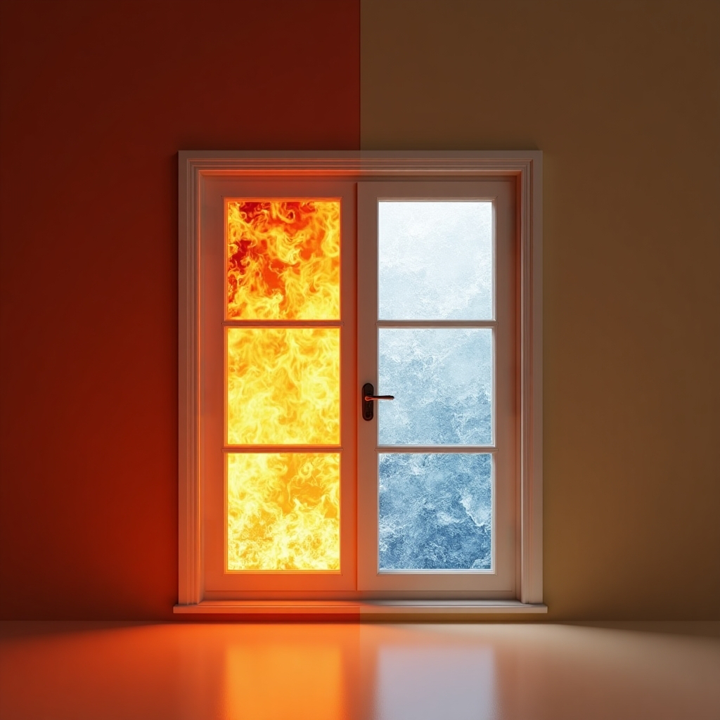 Fensterlösung mit Holzrahmen